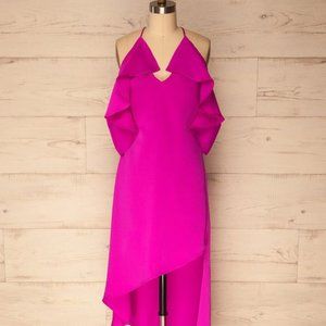Spineta Magenta Hi Low dress